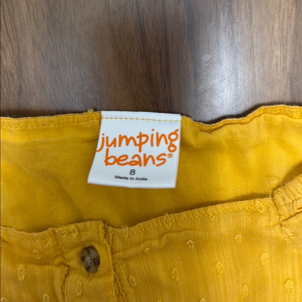 Jumping Beans Sunny Yellow Kids Dress - Picture 2 of 3